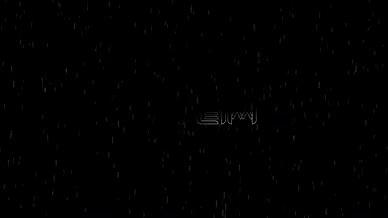 电影黑暗天空闪电标志logo演绎视频的预览图